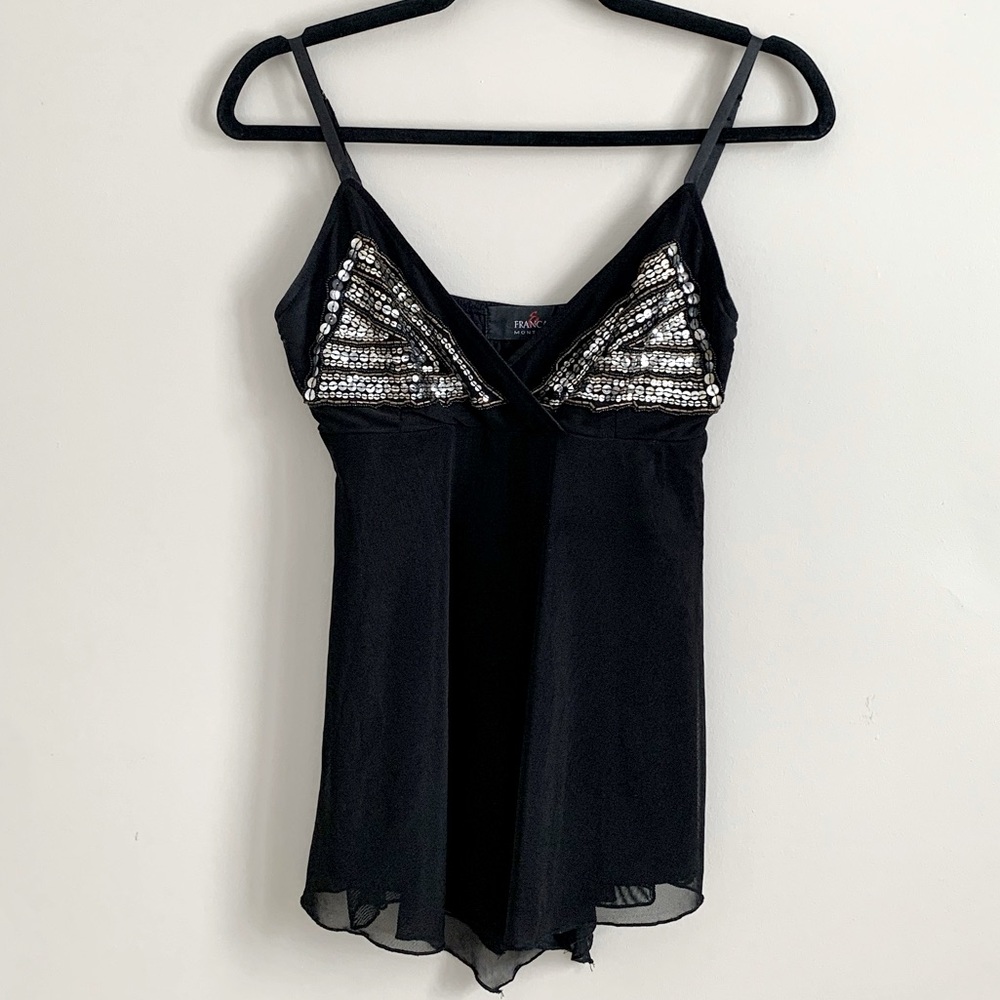 Francais Montreal Beaded Camisole in Size Small